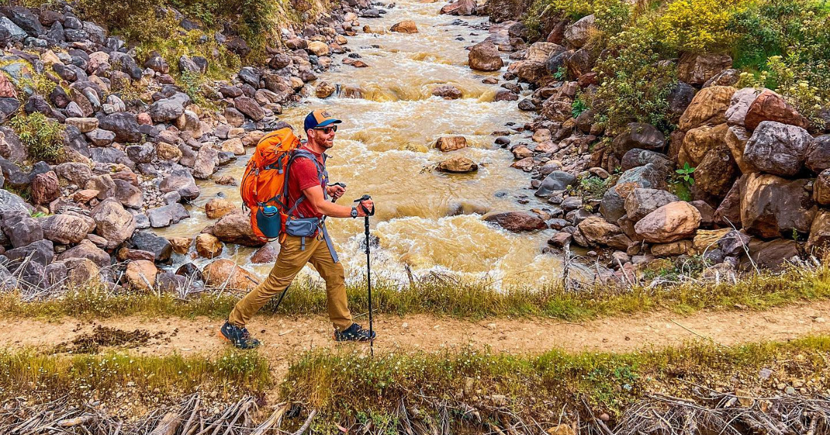 Troubadour Apex backpack suitable for hiking or camping