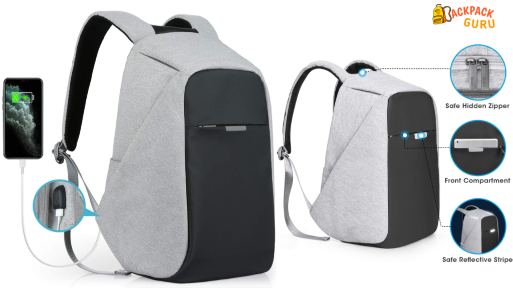 Anti Theft Backpacks With USB Charging Ports